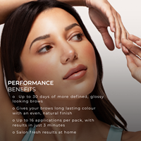 30 day brow tint dark brown