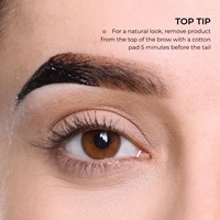 30 day brow tint dark brown